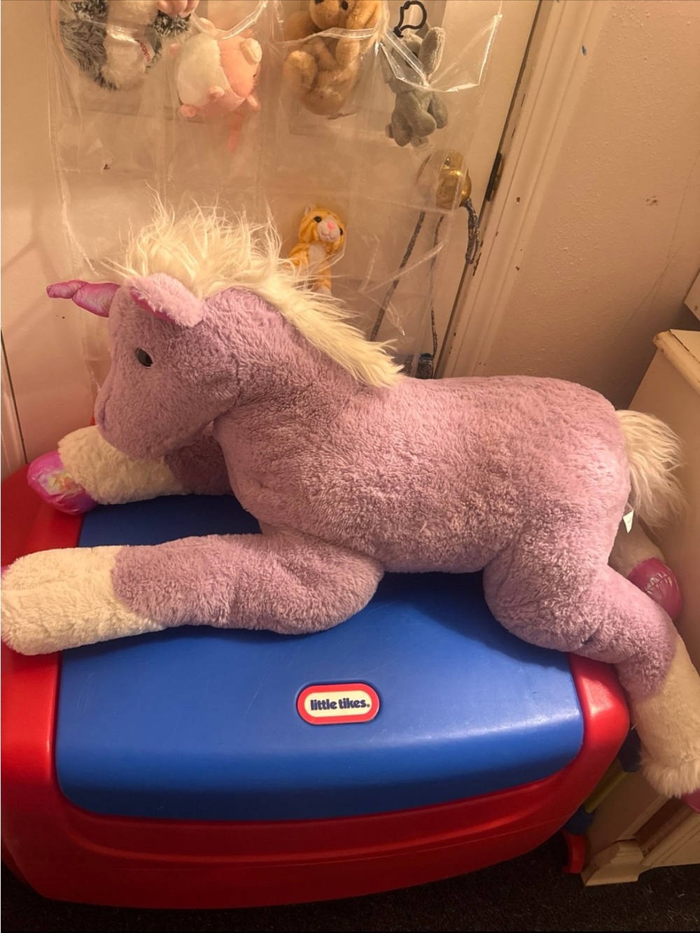 Plush Purple Unicorn Stuffed Animal by
